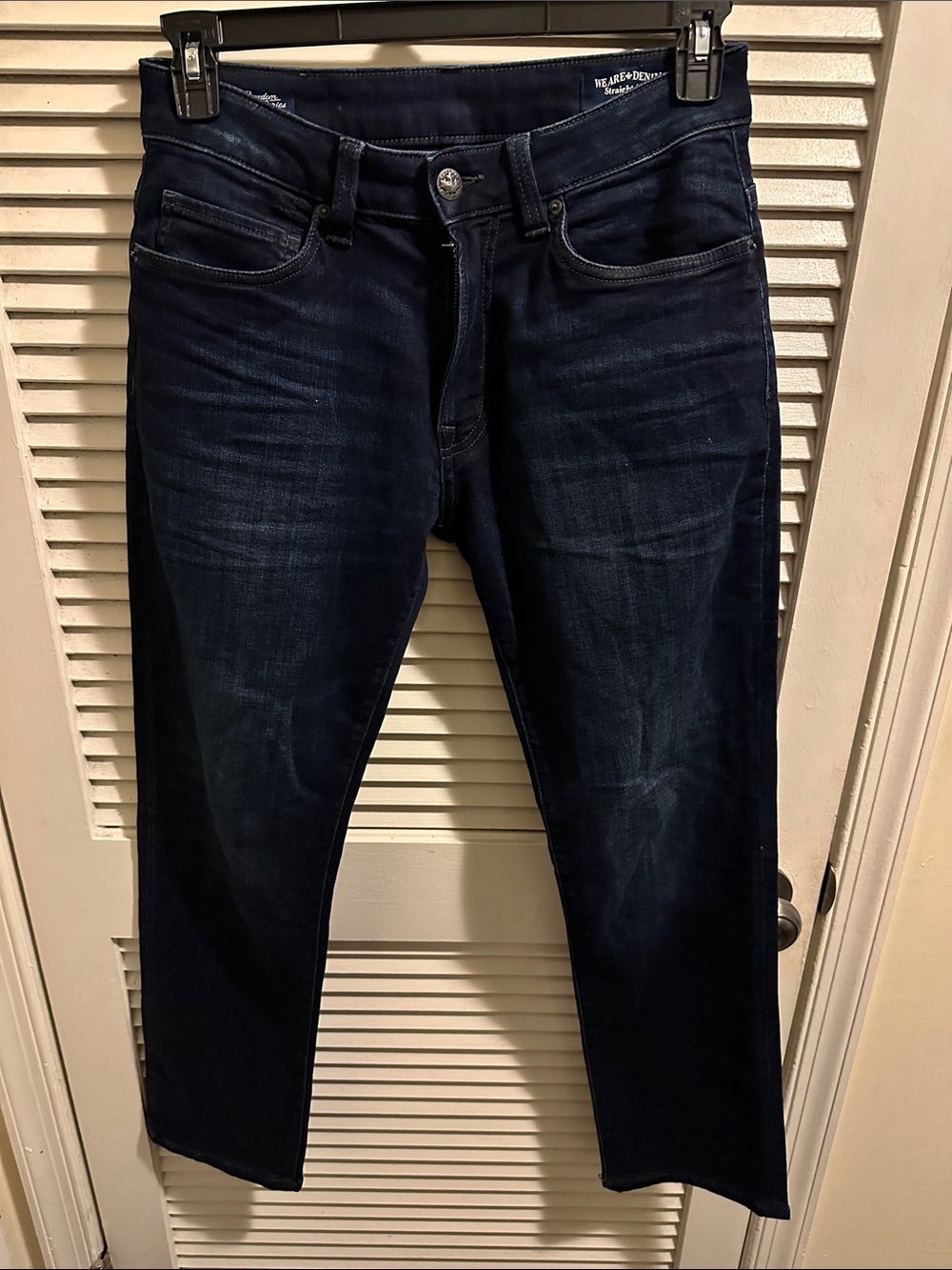 Buffalo David Bitton Dark Indigo Slim Straight Jeans